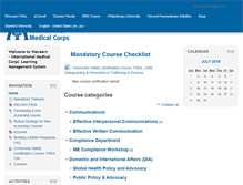 Tablet Screenshot of learn.internationalmedicalcorps.org
